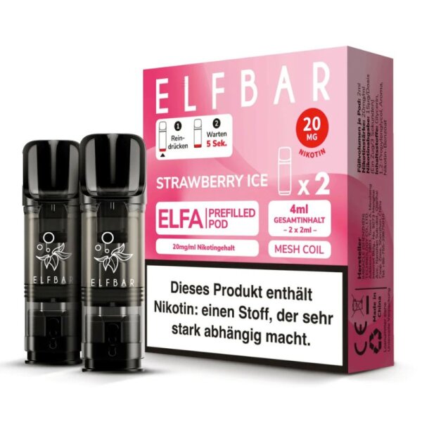 ELFA Pods | Strawberry Ice