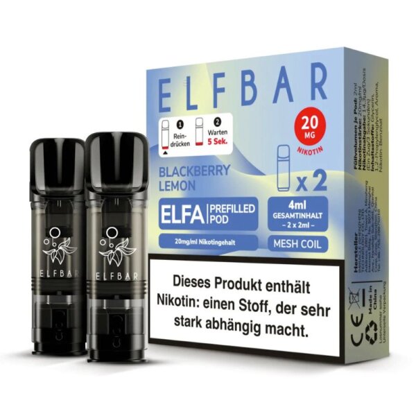 ELFA Pods | Blackberry Lemon